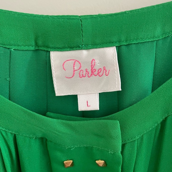 Parker Green Dress - Picture 3 of 3